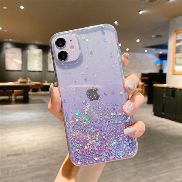 RainbowSparkle Sequins Phone Case for iPhone 7-14 Pro Max - Image 2