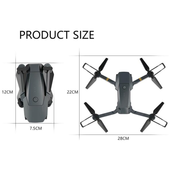 E58 Foldable Quadcopter - Image 5