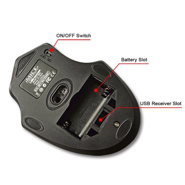 ErgoComfort Wireless Mouse for PC Laptop - Image 10