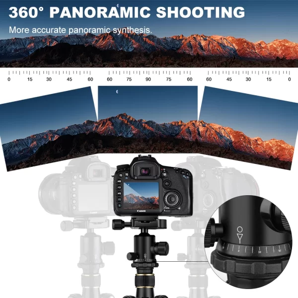 Professional Travel Camera Tripod - Image 4