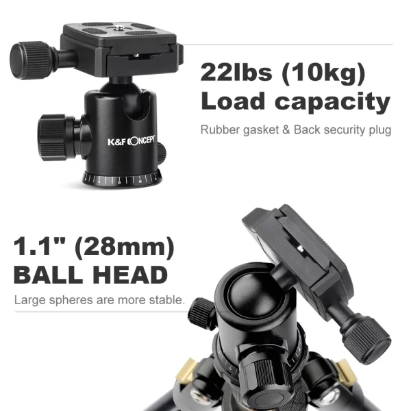 Professional Travel Camera Tripod - Image 3
