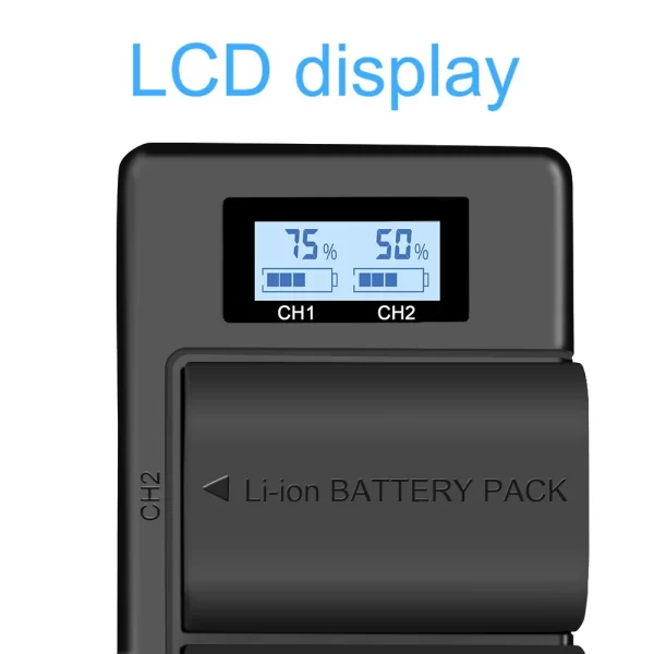 LCD Dual USB Battery Charger - Image 3