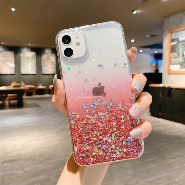 RainbowSparkle Sequins Phone Case for iPhone 7-14 Pro Max - Image 8