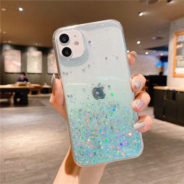 RainbowSparkle Sequins Phone Case for iPhone 7-14 Pro Max - Image 9