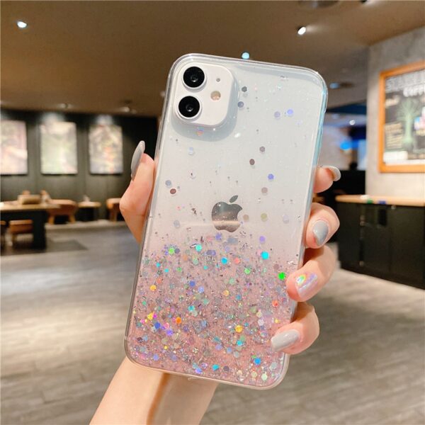 RainbowSparkle Sequins Phone Case for iPhone 7-14 Pro Max - Image 7