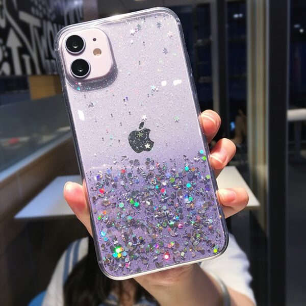 RainbowSparkle Sequins Phone Case for iPhone 7-14 Pro Max - Image 5
