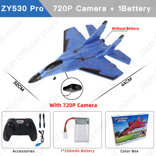 SU35 LED RC Plane, 2.4G EPP Foam Glider - Image 11