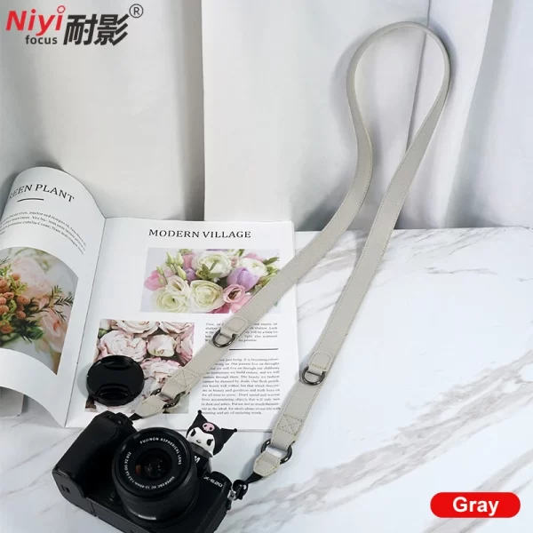 Camera Leather Shoulder Strap - Image 3