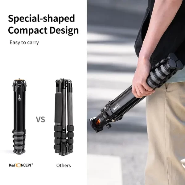 Ompact Travel Tripod  for DSRL Camera - Image 3