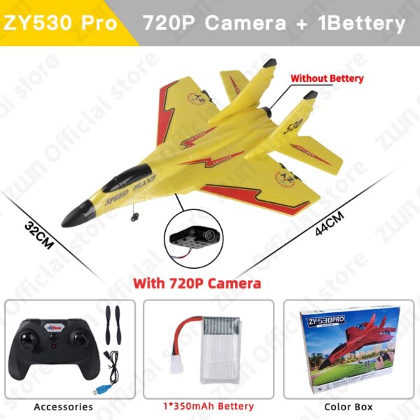 SU35 LED RC Plane, 2.4G EPP Foam Glider - Image 7