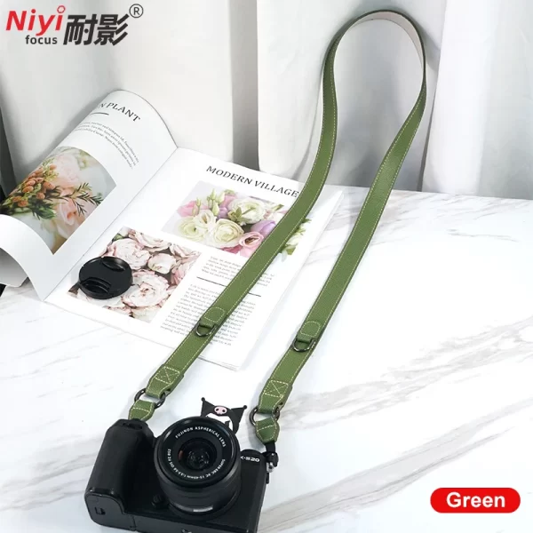 Camera Leather Shoulder Strap - Image 4