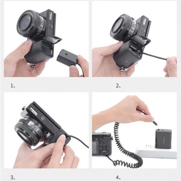 Dummy Battery Adapter For Camera Charger - Image 5