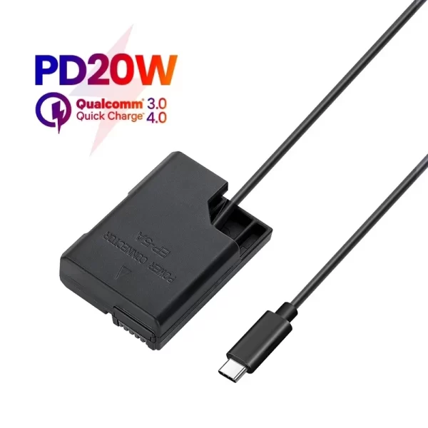 Dummy Battery Adapter For Camera Charger