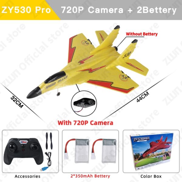 SU35 LED RC Plane, 2.4G EPP Foam Glider - Image 12
