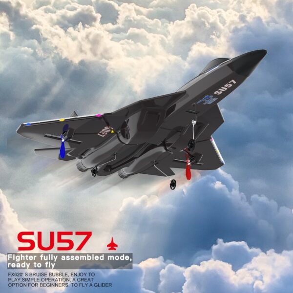 SU35 LED RC Plane, 2.4G EPP Foam Glider - Image 4