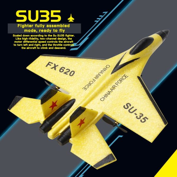 SU35 LED RC Plane, 2.4G EPP Foam Glider - Image 22