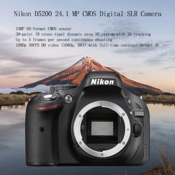 Nikon D5200 DSLR Camera with 18-55mm Lens Kits - Image 2