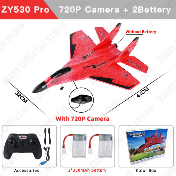 SU35 LED RC Plane, 2.4G EPP Foam Glider - Image 8